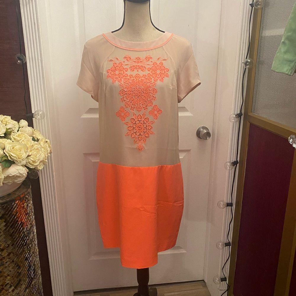 Karen Millen 100% Silk Dress, Size 8